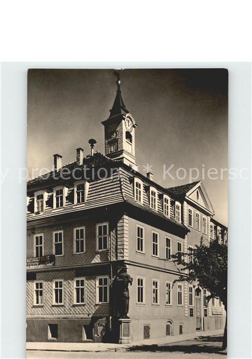 Ohrdruf Rathaus mit Roland