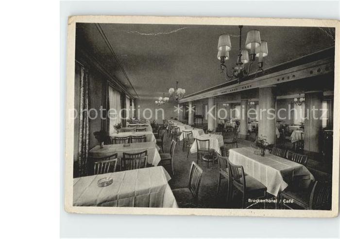 Brocken Harz Brockenhotel Cafe