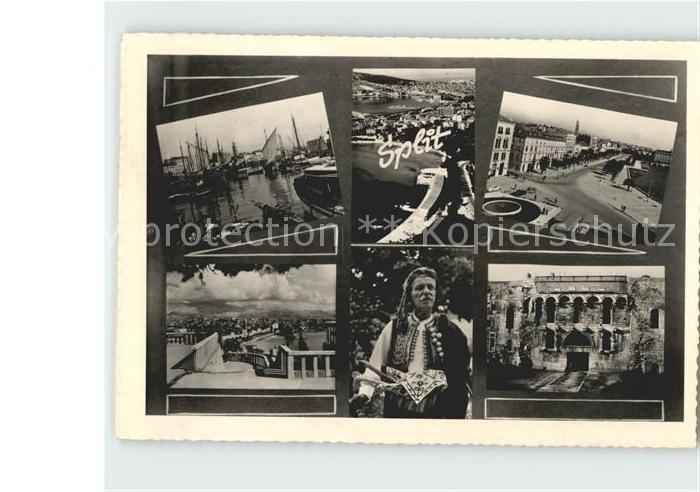 Split Spalato Hafen Ortsansichten Ruine