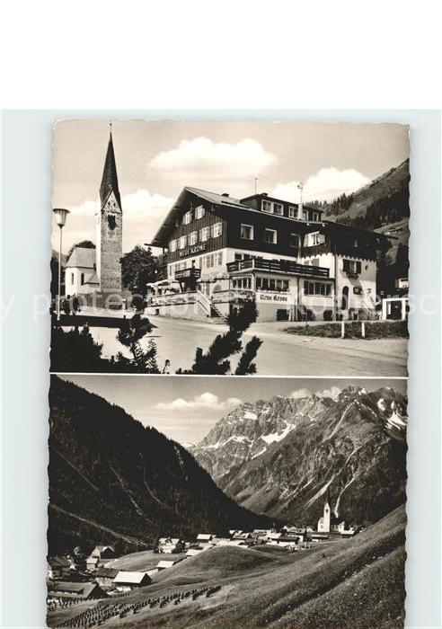 Mittelberg Kleinwalsertal Hotel Pension Neue Krone