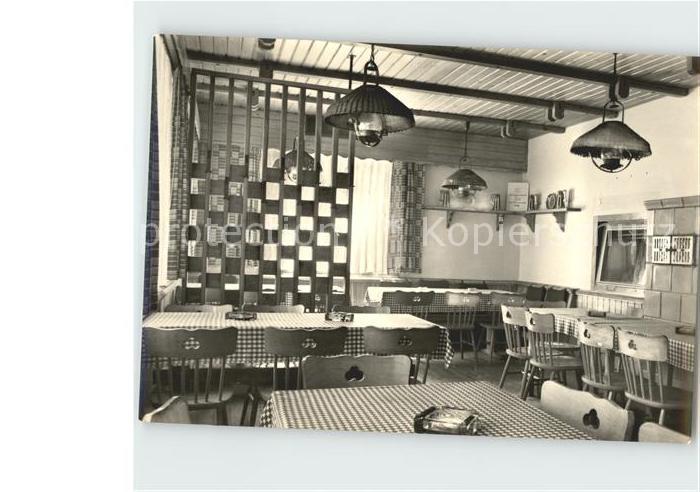 Kursdorf Konsumgaststaette Muehltalpforte Gaststube