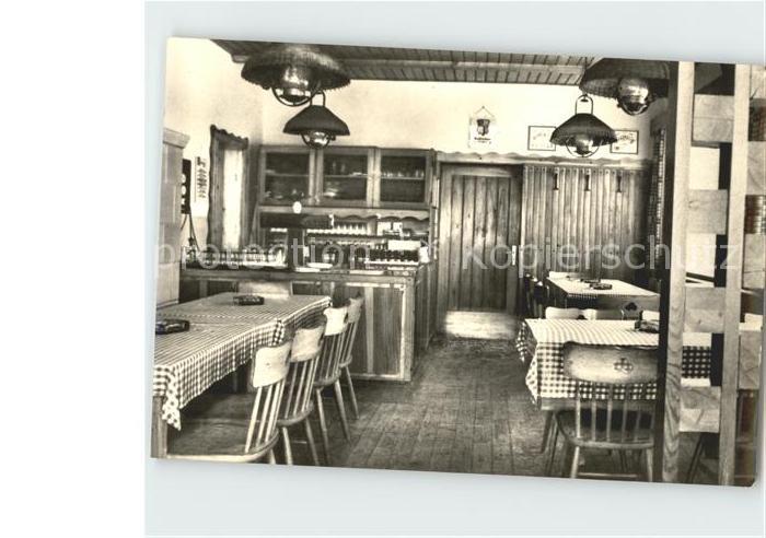 Kursdorf Konsumgaststaette Muehltalpforte Gaststube