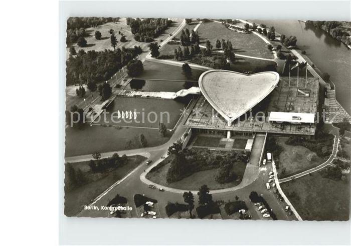 BERLIN  CITY Kongresshalle Fliegeraufnahme