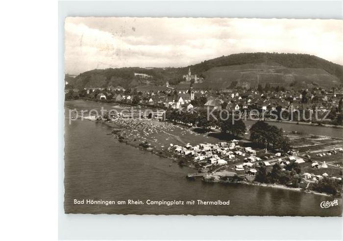 Bad Hoenningen Campingplatz mit Thermalbad am Rhein
