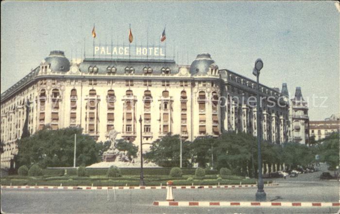 Madrid Spain Palace Hotel