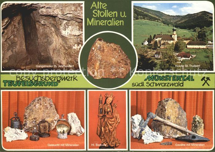 Muenstertal Schwarzwald Besuchsbergwerk Teufelsgrund