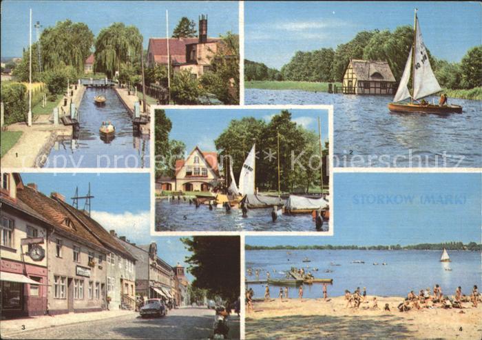 Storkow Mark Schleuse Storkower See Sportlerheim Wilhelm Winkler