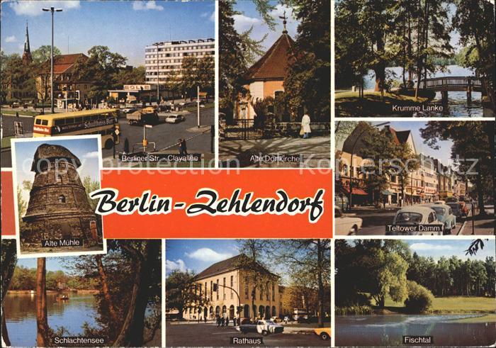 Zehlendorf Berlin Alte Dorfkirche Fischtal Rathaus Schlachtensee