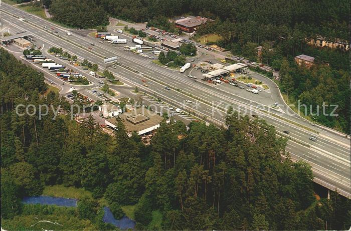 NueRNBERG CITY Bab- Raststaetten Fliegeraufnahme