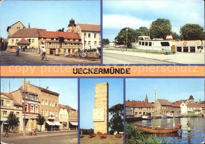 Ueckermuende Mecklenburg Vorpommern Karl- Marx- Platz Hafen