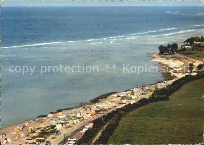 Laboe Campingplatz Fliegeraufnahme