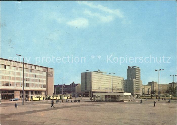 LEIPZIG Sachsen Karl- Marx- Platz Hauptpost Hotel Deutschland