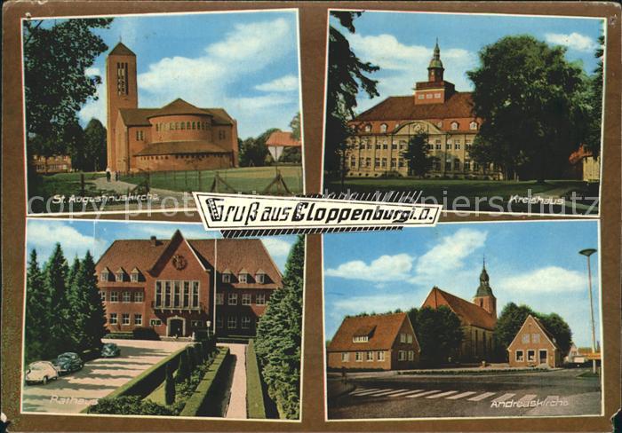 Cloppenburg Andreaskirche Rathaus Kreishaus Sankt Augustinuskirche
