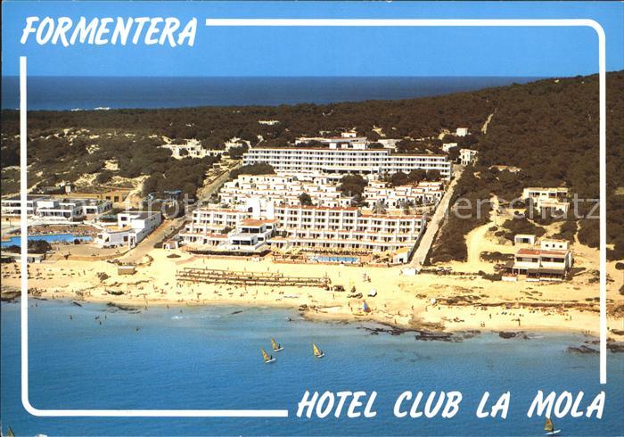 Formentera Hotel Club La Mola Strand Fliegeraufnahme