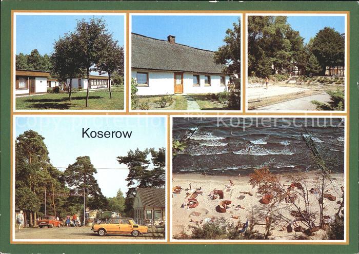 Koserow Ostseebad Usedom Rekonstruiertes Fischerhaus Strand am Strekelberg