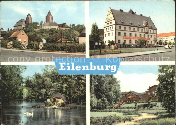 Eilenburg Schloss Stadtpark Rathaus Bahnhof
