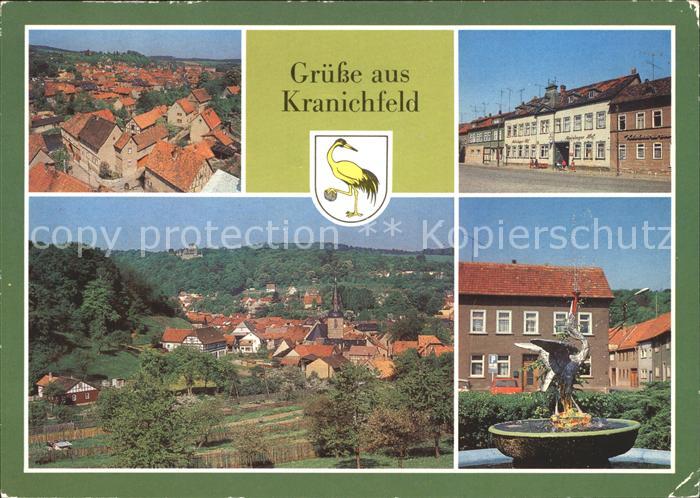 Kranichfeld FDGB Erholungsheim Meininger Hof Kranichbrunnen