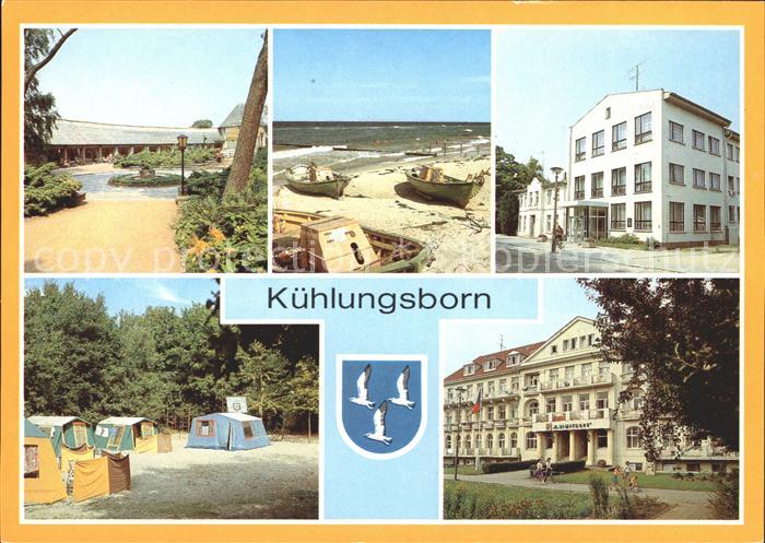 Kuehlungsborn Ostseebad Konzertgarten- Ost Bootslegeplatz Campingplatz