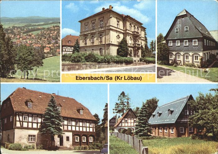 Ebersbach Sachsen Altes Rathaus Umgebindehaeuser
