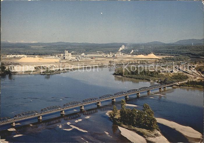 Prince George British Columbia Fliegeraufnahme