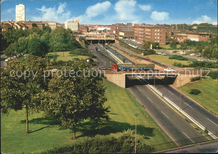 Duisburg Ruhr Stadtautobahn Hauptbahnhof
