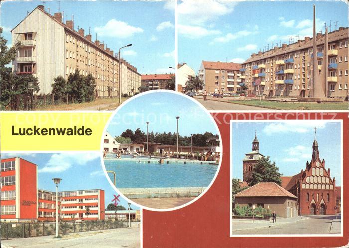 Luckenwalde Leninplatz Freibad Platz der Jugend