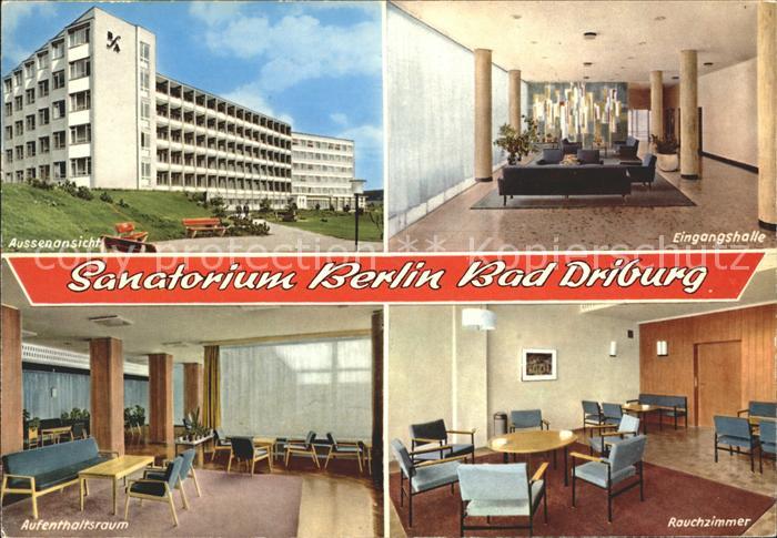 Bad Driburg Sanatorium Berlin Aufenthaltsraum Rauchzimmer
