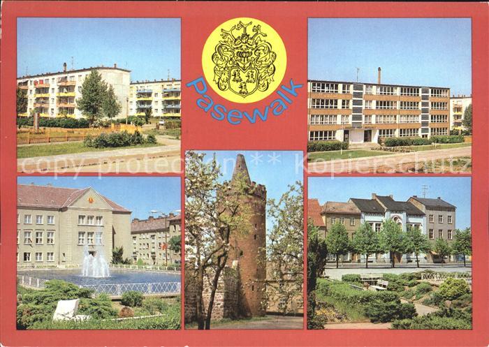 Pasewalk Mecklenburg Vorpommern Ernst- Thaelmann- Platz Pulverturm Friedrich- Wo