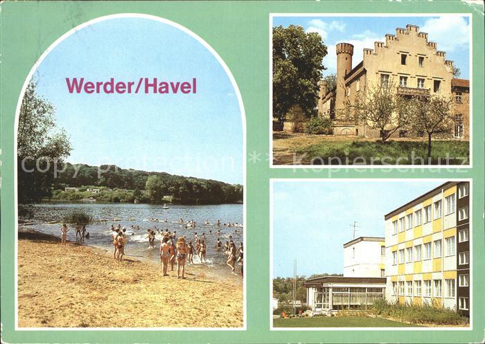 Werder Havel Schloss Petzow Jugendtouristenhotel