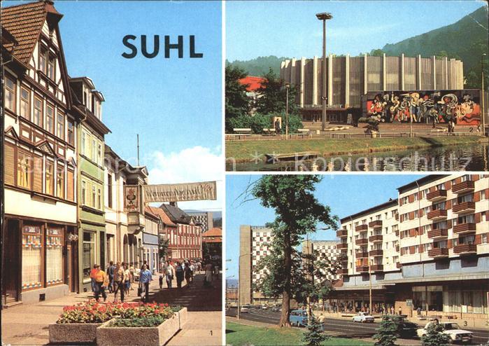 Suhl Thueringer Wald Steinweg Stadthalle der Freundschaft Wilhelm- Pieck- Strass