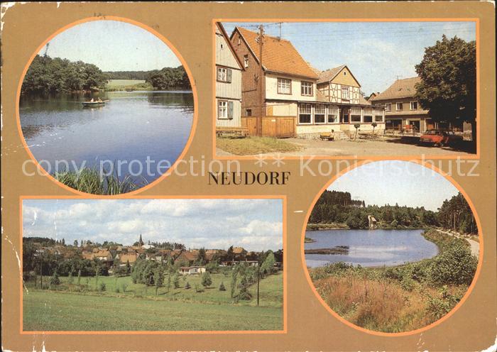 Neudorf Quedlinburg Gondelteich Gaststaette Goldener Loewe Teufelsteich