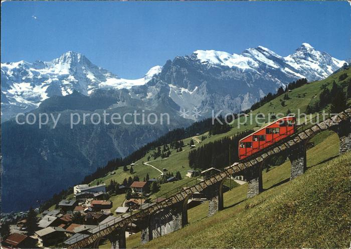 Zahnradbahn Allmendhubelbahn Muerren