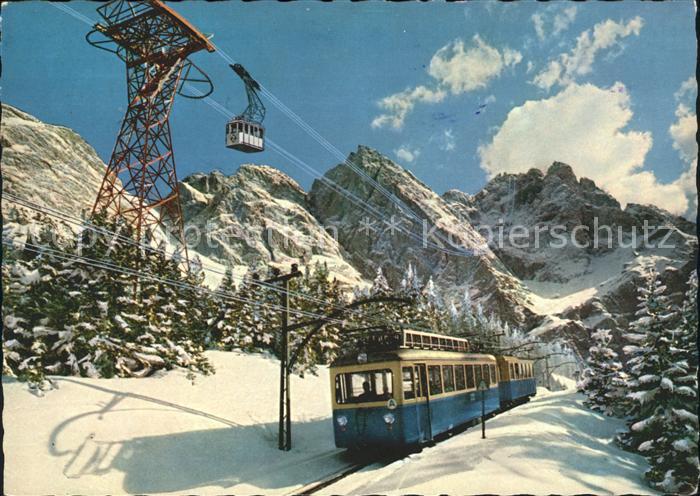 Zugspitzbahn Zahnradbahn Seilbahn Riffelriss Riffelwand Zugspitzgipfel