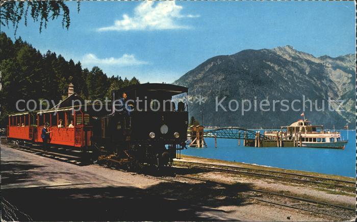 Zahnradbahn Achensee Schiffsstation Seespitz Motorschiff