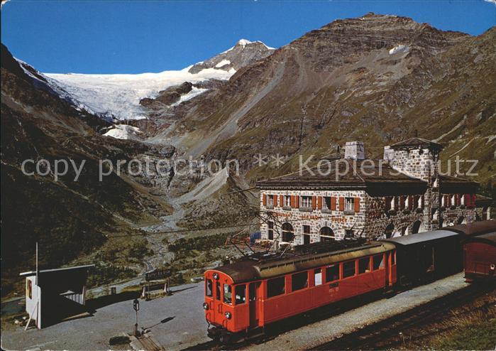 Eisenbahn Alp Gruem Paluegletscher