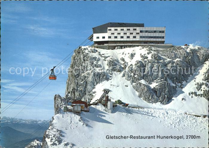 Seilbahn Dachstein-Suedwand Gletscher-Restaurant Hunerkogel