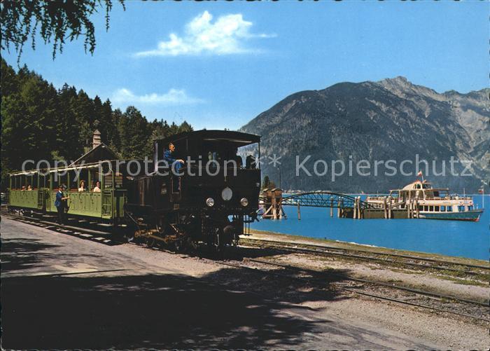 Zahnradbahn Achensee Schiffsstation Seespitz Motorschiff