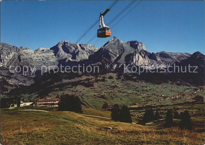 Seilbahn Unterwasser Iltios Chaeserrugg Saentis Schafberg Wildhaus