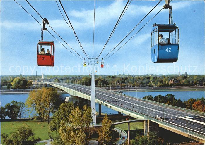 Seilbahn Koeln am Rhein Zoobruecke