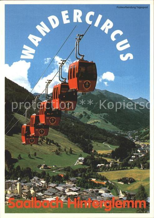 Seilbahn Wandercircus Saalbach Hinterglemm