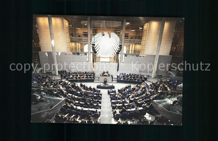 Politik Plenarsaal Reichstagsgebaeude