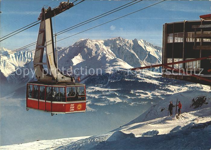 Seilbahn Crap S. Gion Signina Laax Flims Panorama-Restaurant