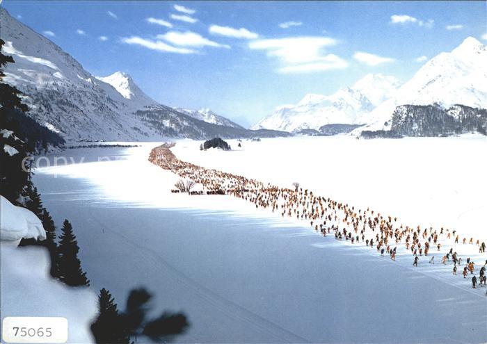 Ski-Langlauf Skimarathon Engadin