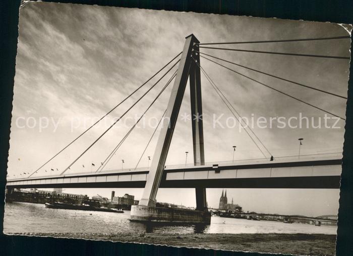 Bruecken Bauwerke Severinsbruecke Koeln am Rhein