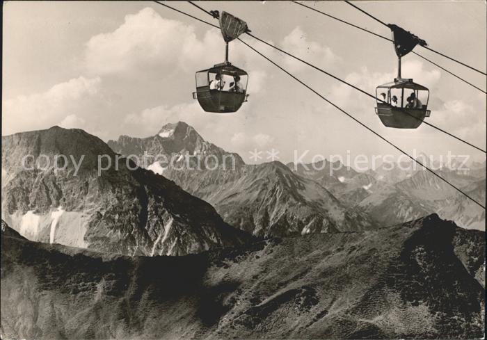 Seilbahn Riezlern-Kanzelwand Kleinwalsertal Widderstein