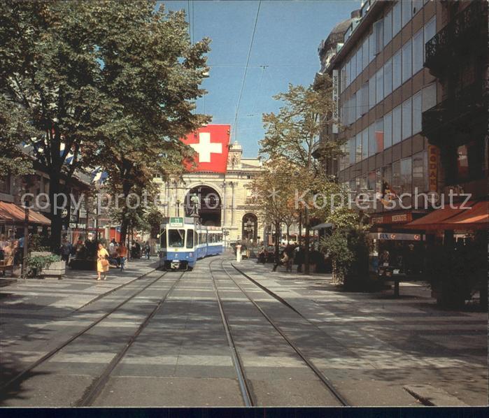 Strassenbahn Zuerich Bahnhofstrasse