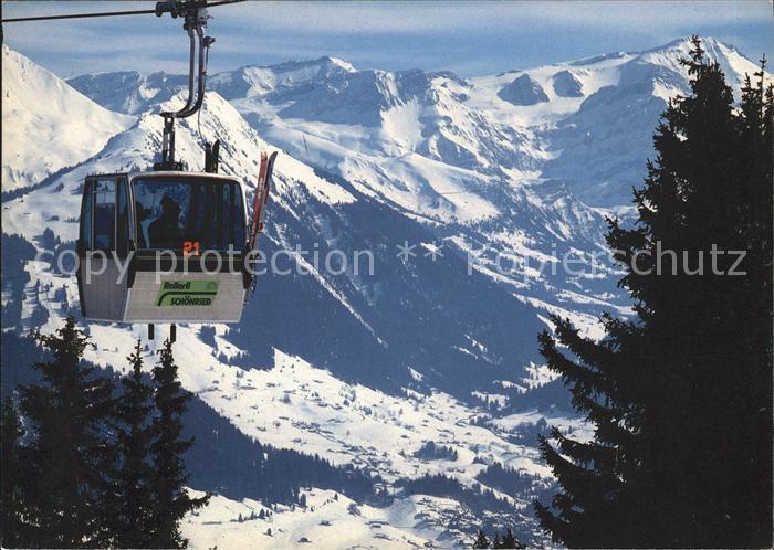 Seilbahn Schoenried-Rellerligrat Schneidehorn Niesenhorn Wildhorn
