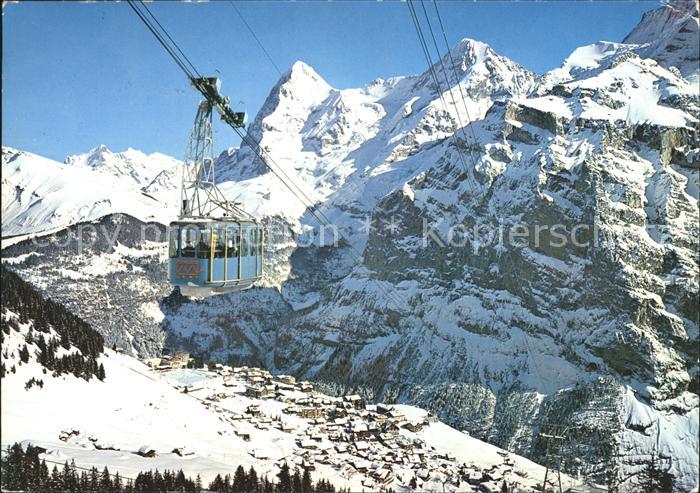 Seilbahn Schilthorn Muerren-Birg Eiger Moench