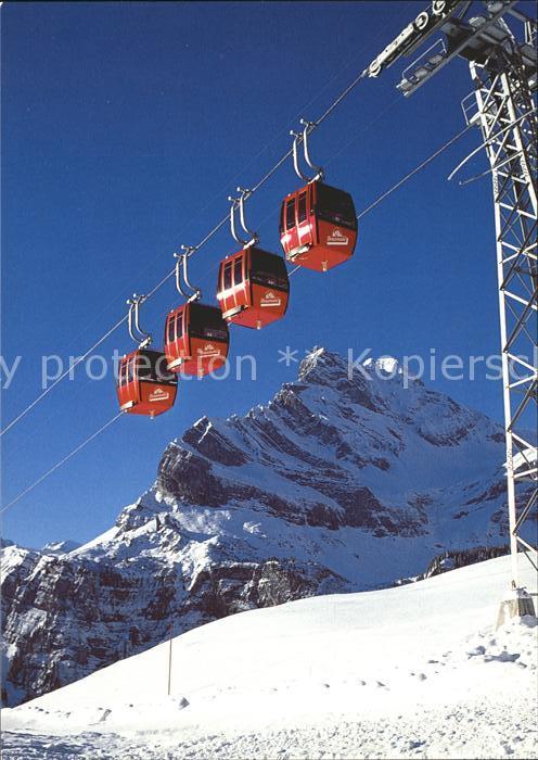 Seilbahn Gruppenumlaufbahn Grotzenbueel Ortstock Braunwald