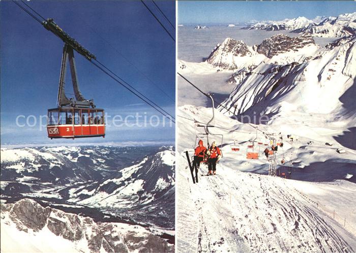 Seilbahn Soerenberg-Brienzer Rothorn Skigebiet Eisee Sessellift